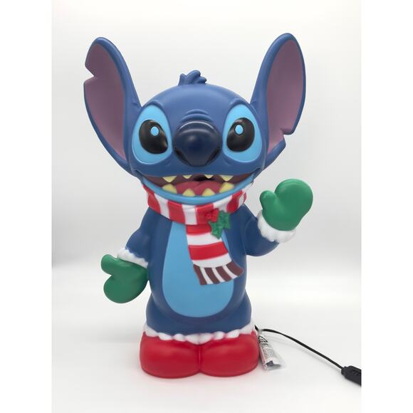 Gemmy Other - Disney Lilo & Stitch Lighted LED Christmas Holiday 22” Blow Mold NEW